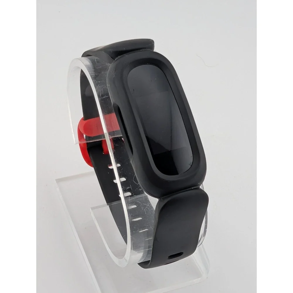 Fitbit‎ Inspire 2 Activity Tracker FB418 Small Black/Red Band- Tested Working